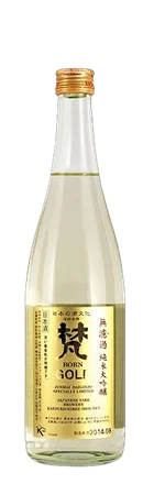 Born Gold Muroka Junmai Daiginjo bottle